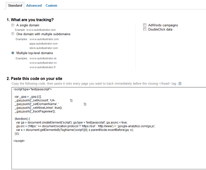 Google Analytics Tracking Pixel